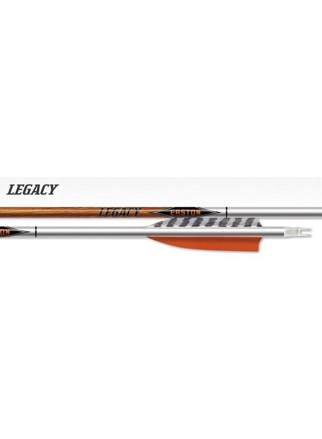 Carbon Legacy Arrows 500 Spine 4" Feather EACH