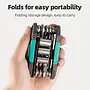 16 in 1 Foldable Multifunction Tool Metric Inc. Star Wrench