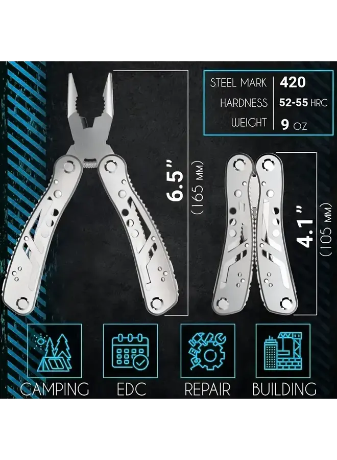 Folding Pliers/Multitool Large