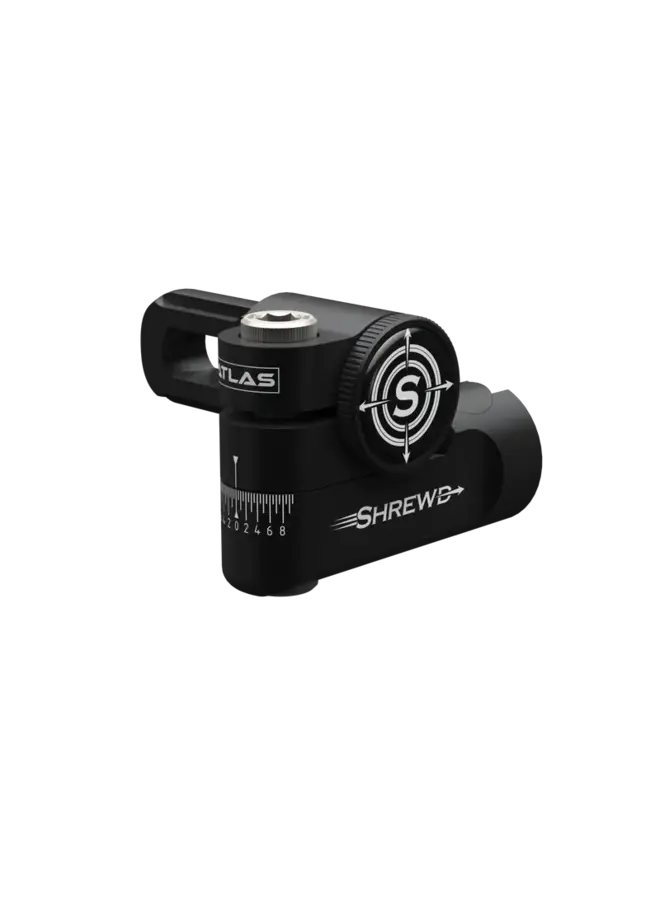 Atlas Single Adj V-Bar Matte Black
