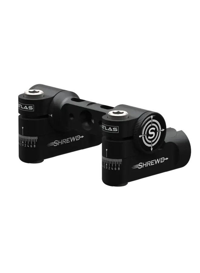 Atlas Double V-Bar Mount Matte Black