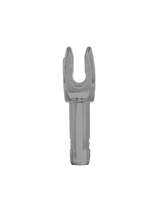 4mm MicroLite Deep Six Nock Smoke 1 Doz