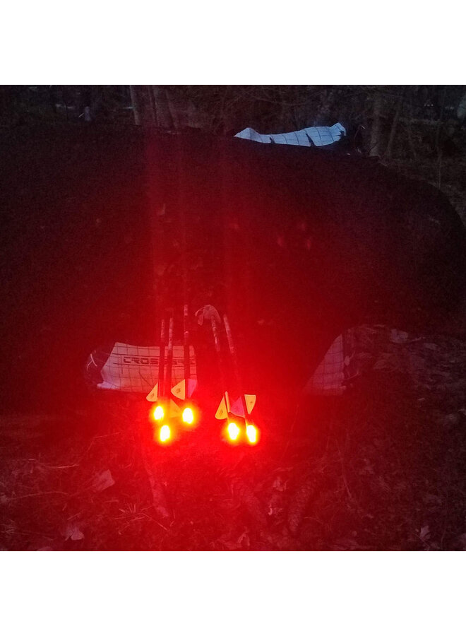 Lighted Nocks Universal Fit Red 3 Pk