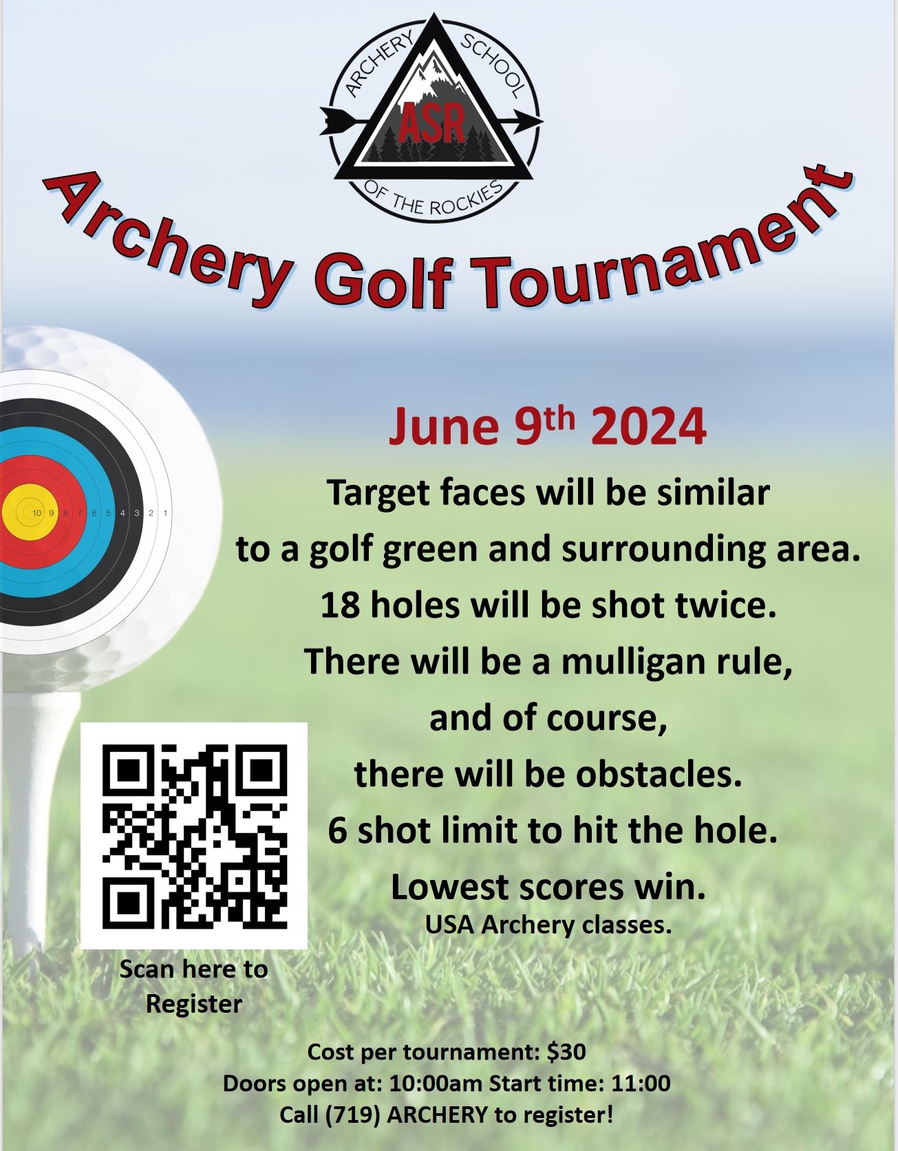 ASR Tournaments Archery School of The Rockies