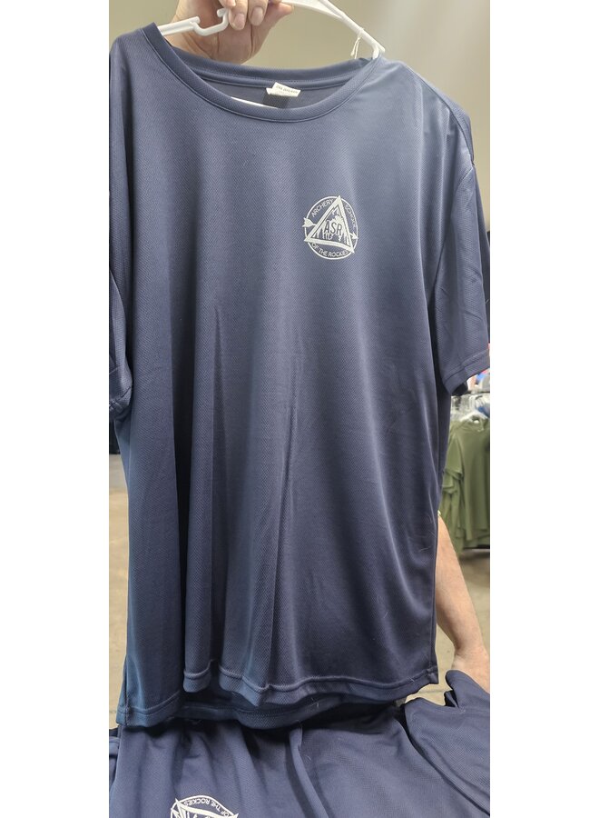 Navy Blue  Dry- Weave  T-Shirt