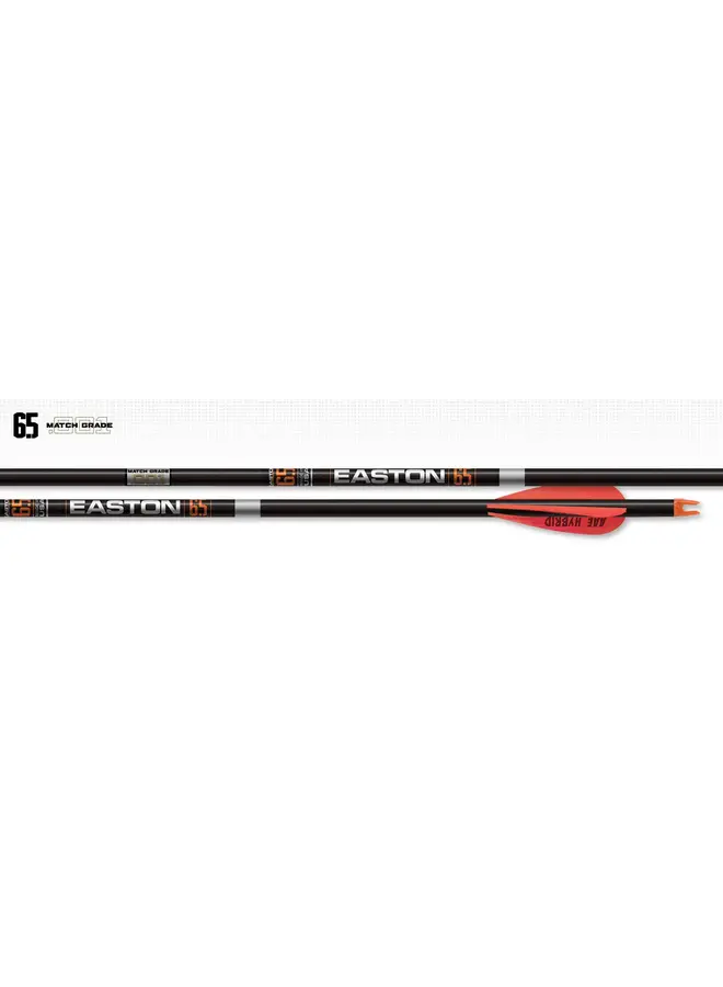 6.5 Match Grade Arrows W Hybrid Vanes 250 Spine EACH
