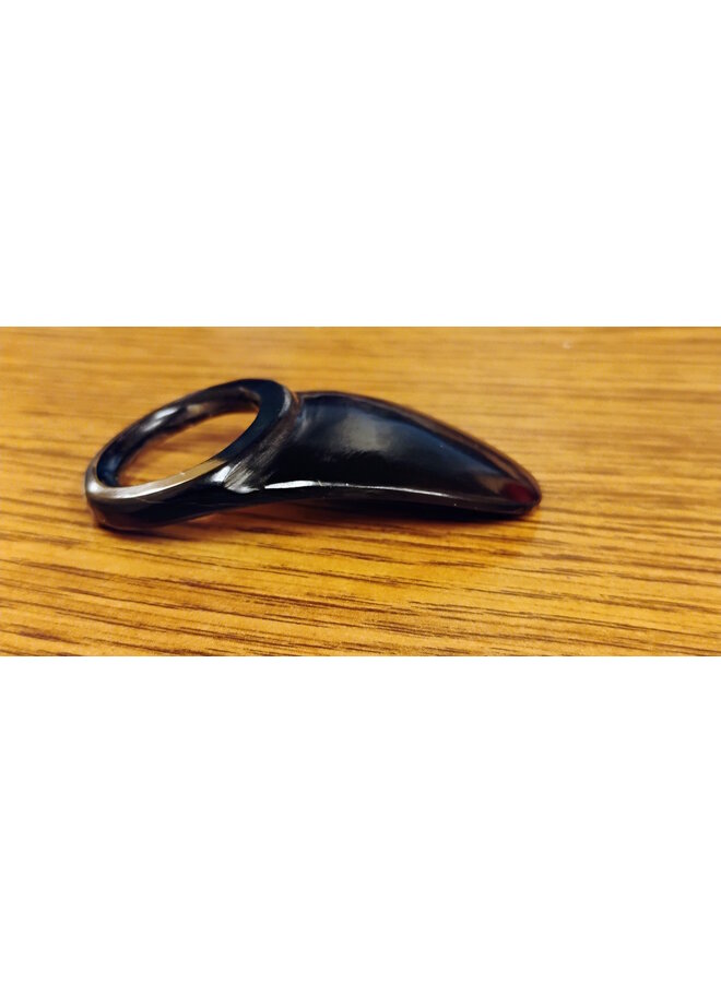 Buffalo Horn Thumb Ring Release Large