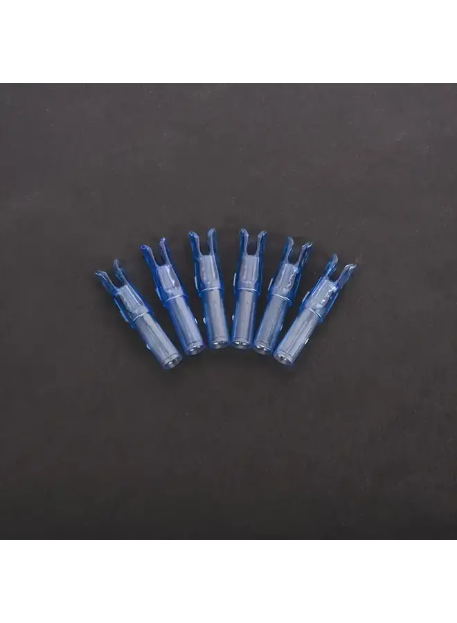 .244 Nocks "Barebow Style" Blue 1 Doz