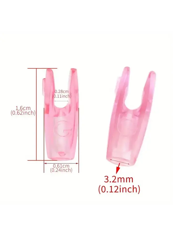 Pin  Nocks Small Throat Red
