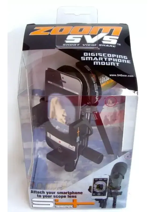 ZOOM SVS Smartphone Digiscoping Mount Black