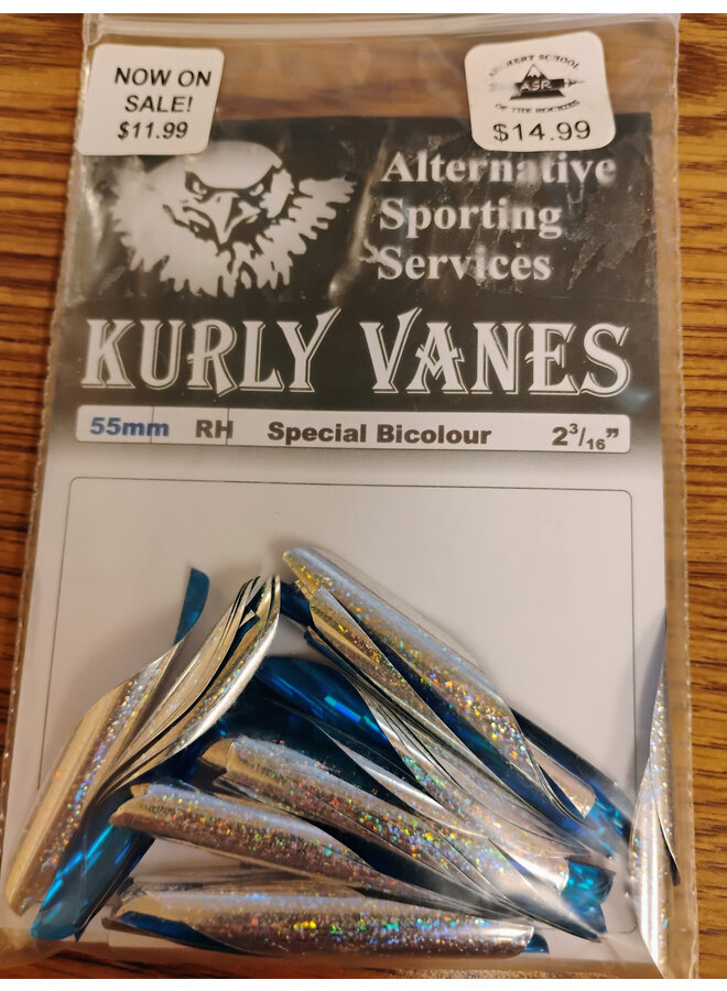 Silver/Blue Crystal 55mm RH 50 Pk