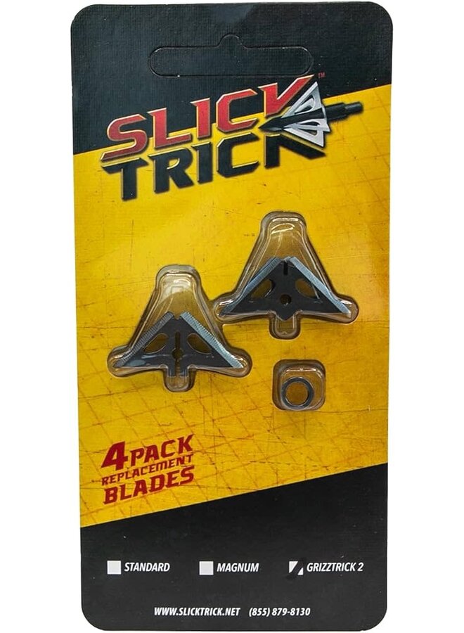 GrizzTrick 2 Replacement Blades 4 Pk