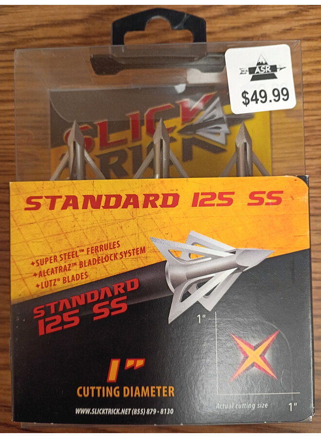 Standard SS Pro Broadhead 125 Gr 3 Pk