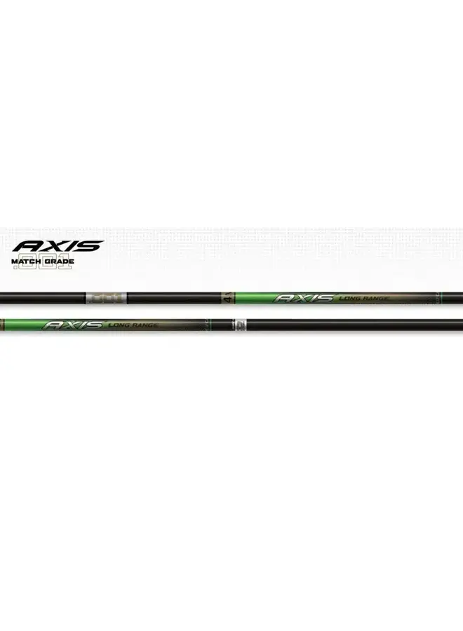 Axis 4mm Long Range Match Grade Arrows 400 Sp 1/2 Doz
