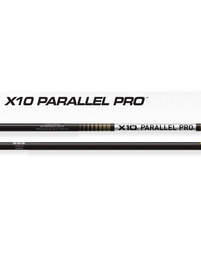 X10 Parallel Pro Shafts  380 Spine 1 Doz