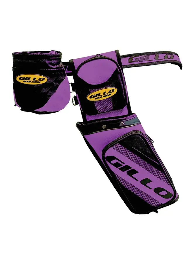 Field Quiver w Belt and Pouch RH Purple