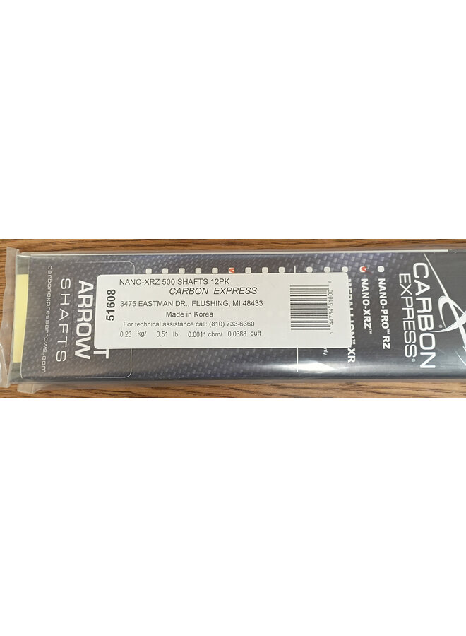 Nano XRZ Shafts-1 Dozen