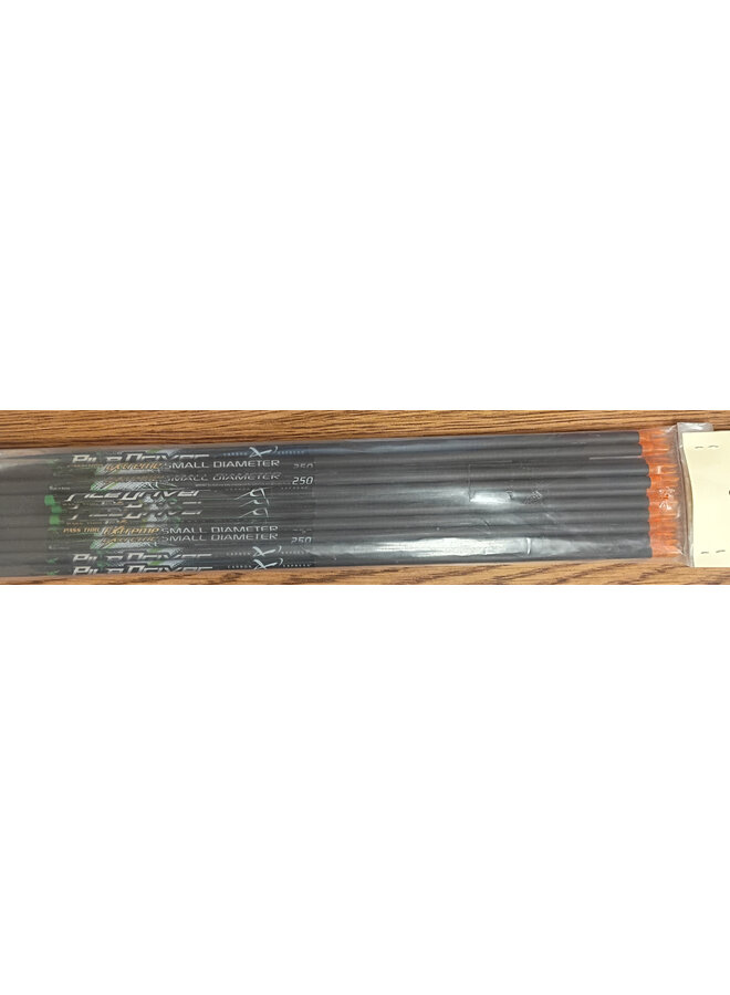 PileDriver Pass Thru Extreme Shafts 250 - .390 Actual Spine 1 Doz