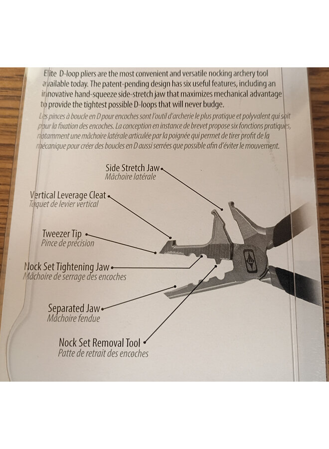Elite D-Loop Pliers
