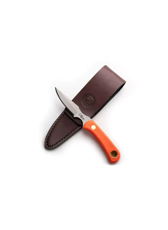 Cub Bear Knife Orange Suregrip Handle D2 Tool Steel
