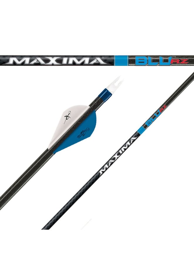 Maxima BLU RZ 250 .400 Actual Sp Arrows 3 Pack