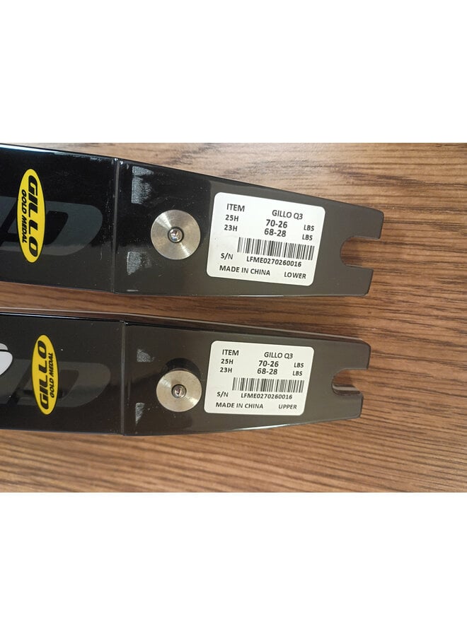 USED Q3 Target Carbon-Foam ILF Limbs 70" 26lb