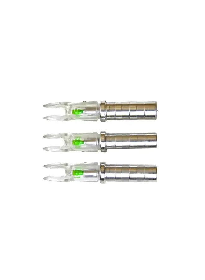Lighted Nocks Green .204" 3 Pk
