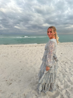 ASTR The Label Blue Floral Sibylla Dress