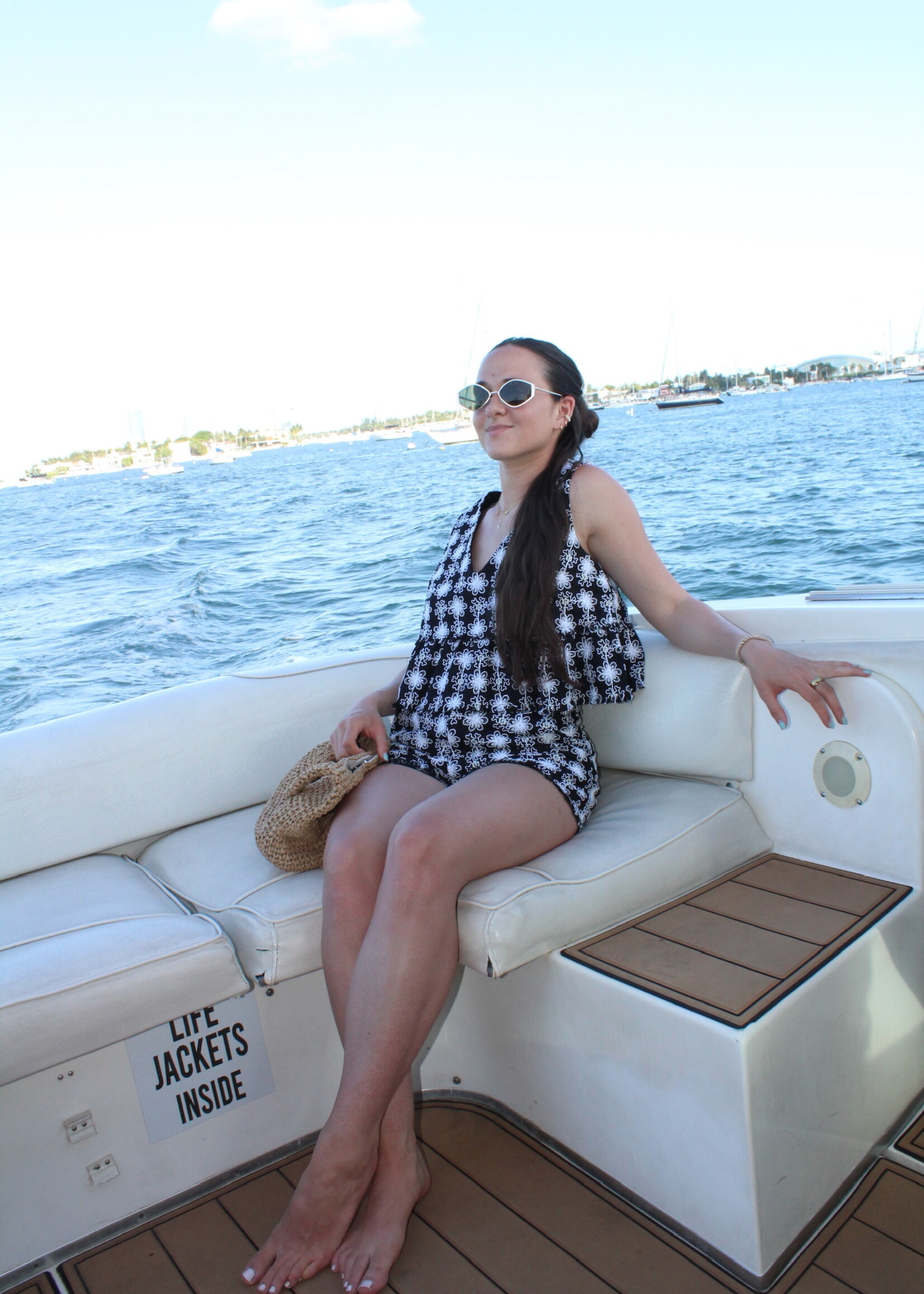 En Saison Embroidered Peplum Top