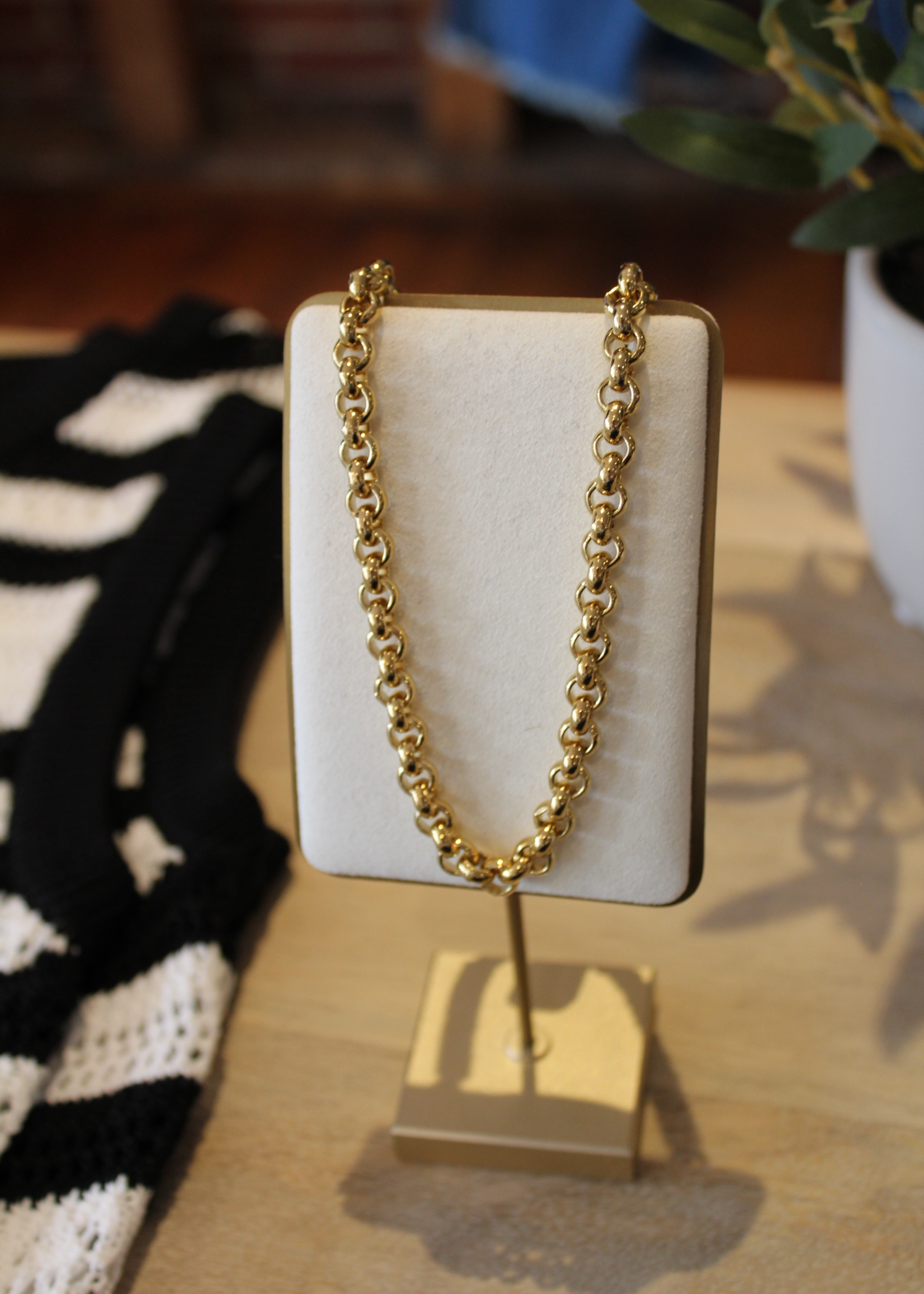 Gold Bardot Necklace