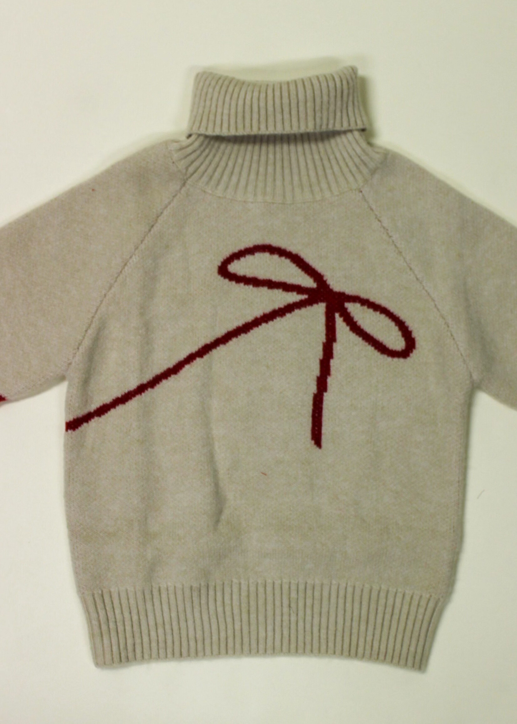 En Saison Bow Pull Over Sweater