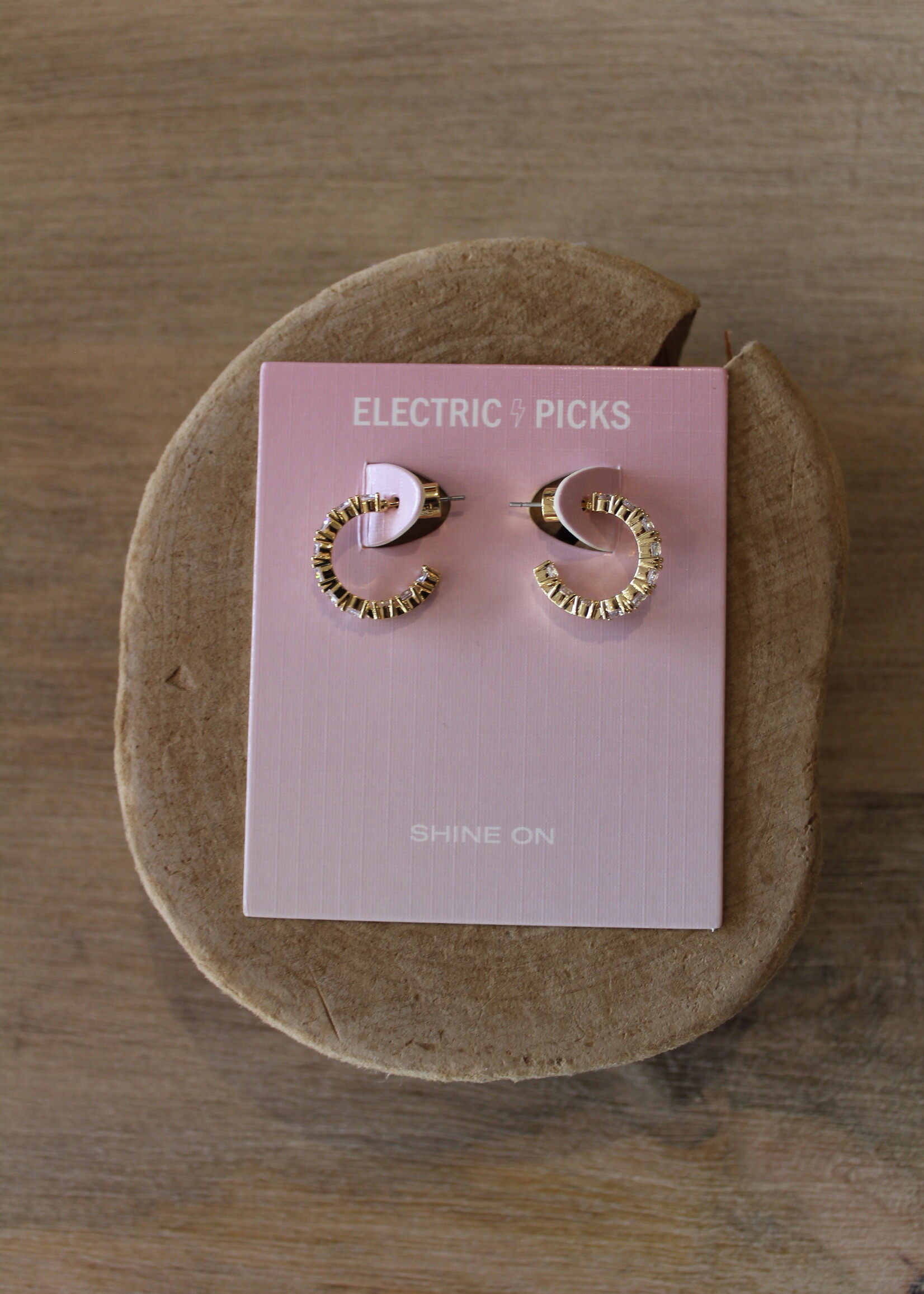 Gold Disco Hoops