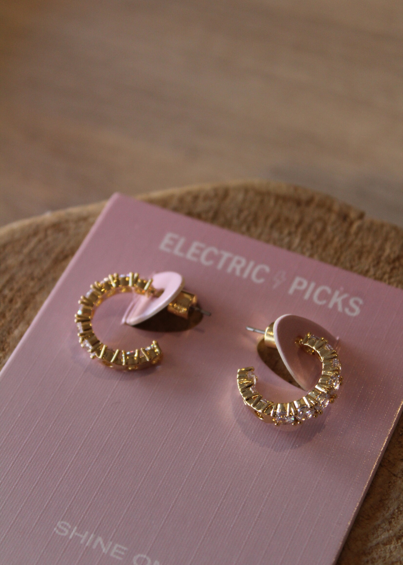 Gold Disco Hoops