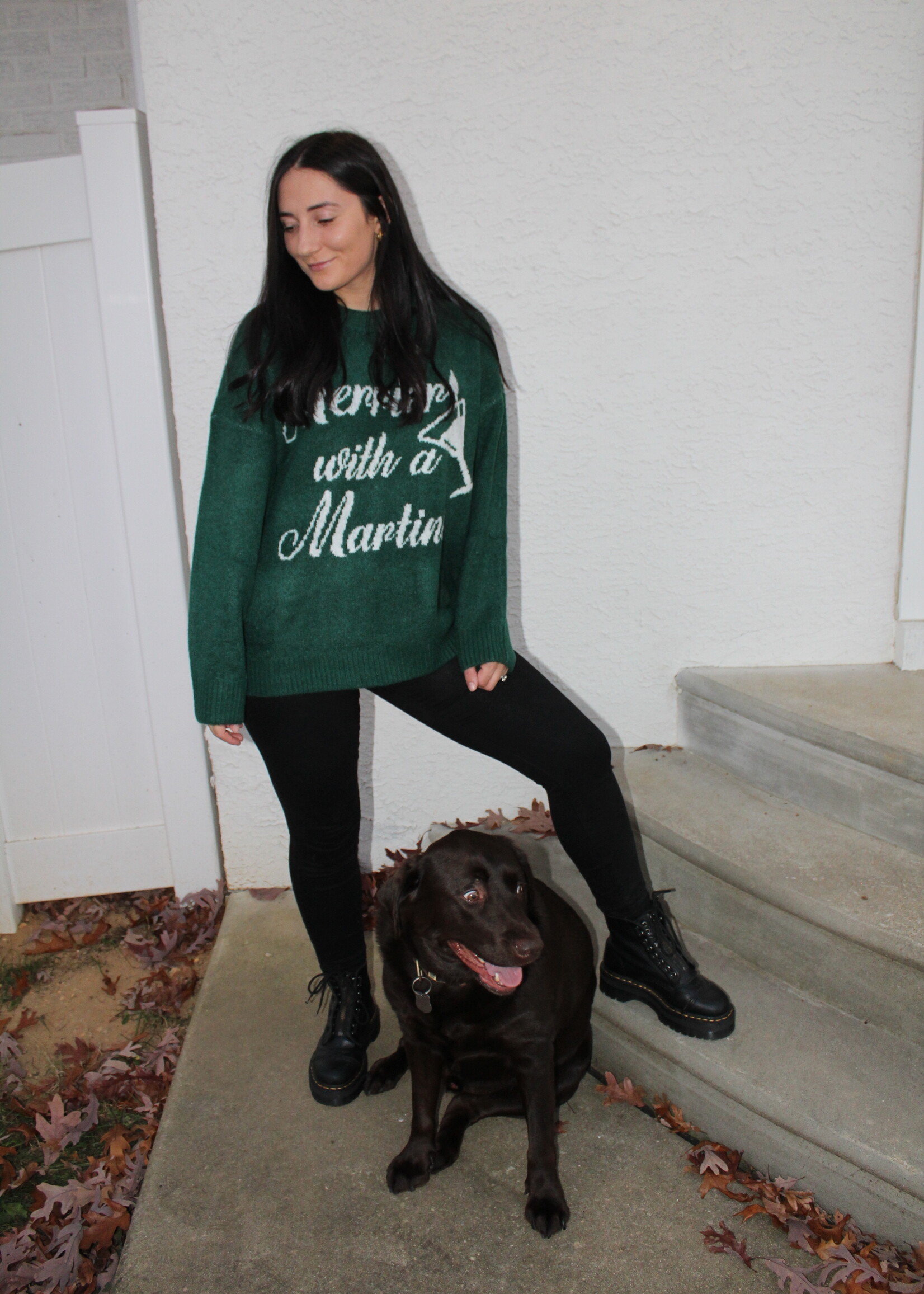 Martini Graphic Sweater