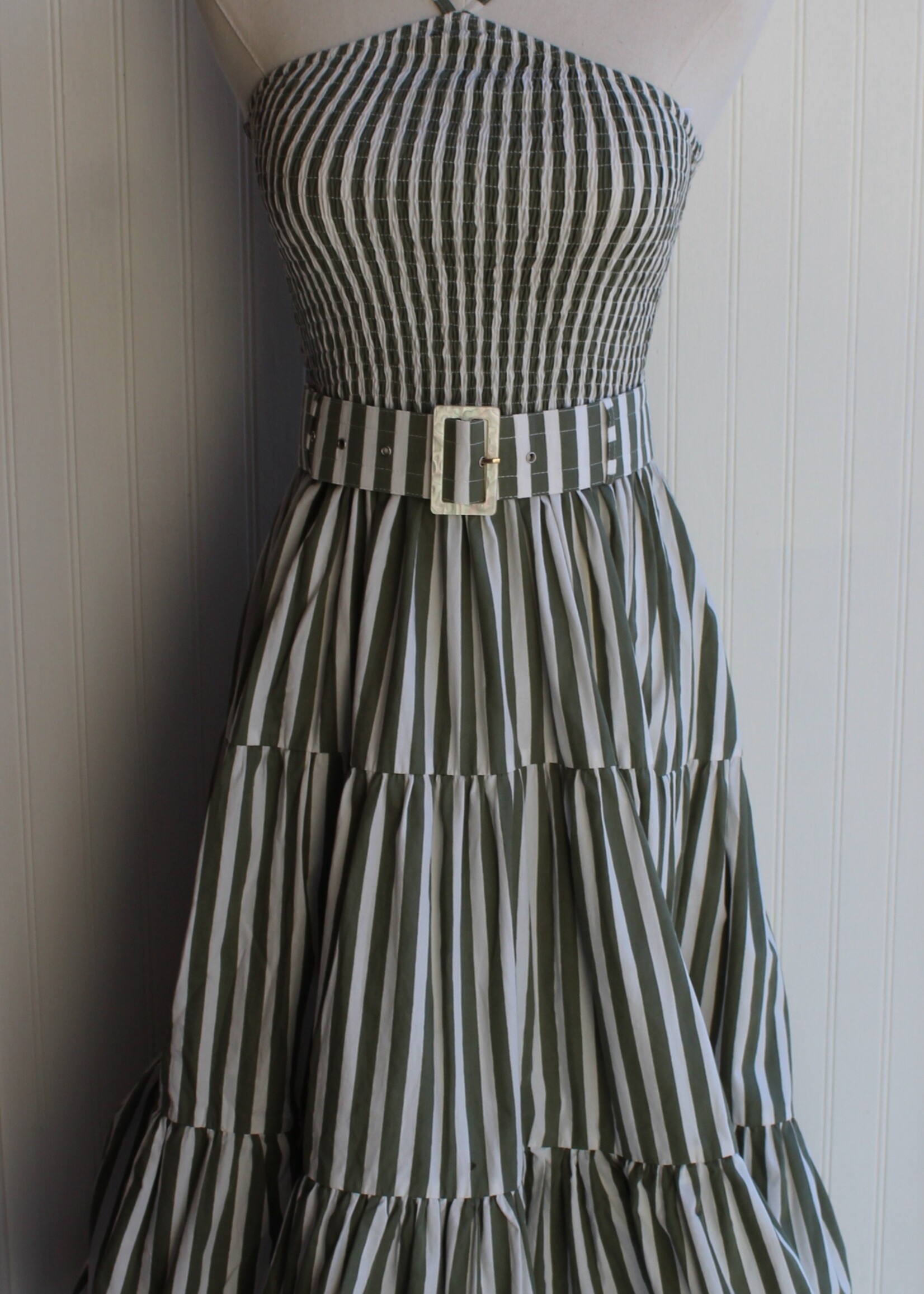 Olive Arien Poplin Dress
