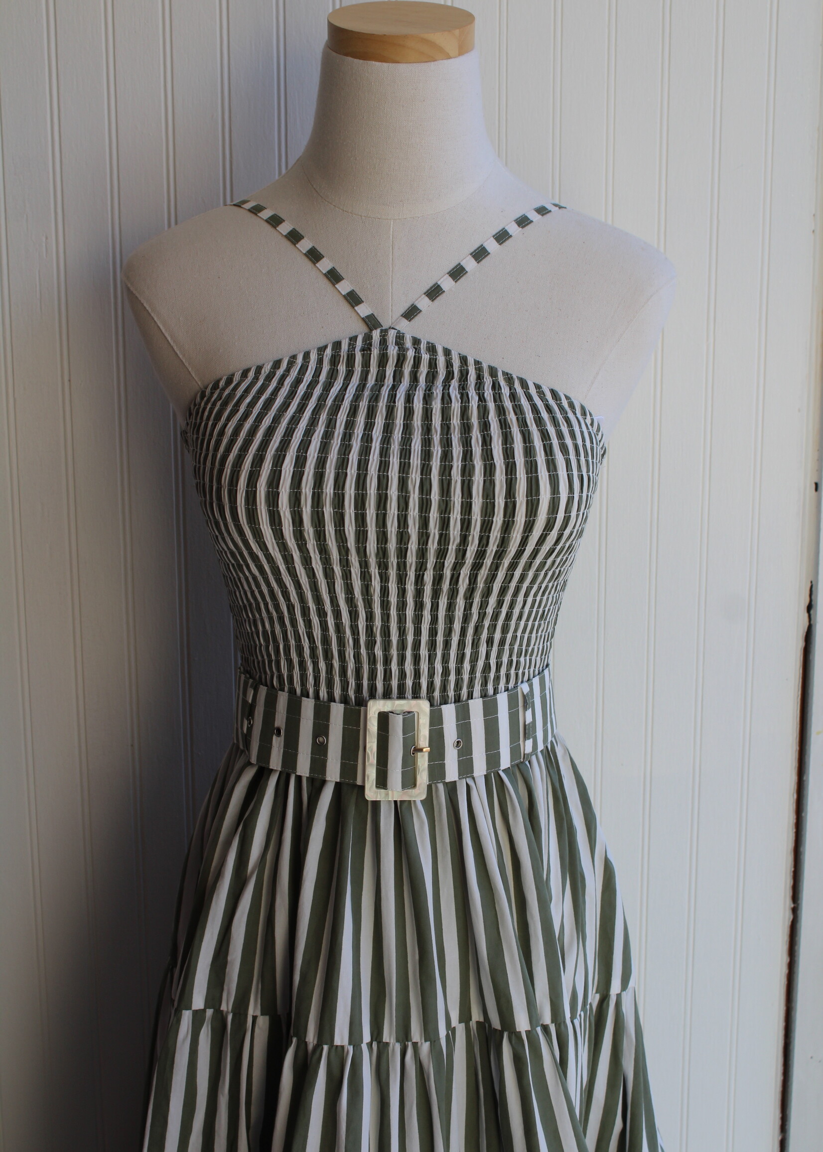 Olive Arien Poplin Dress