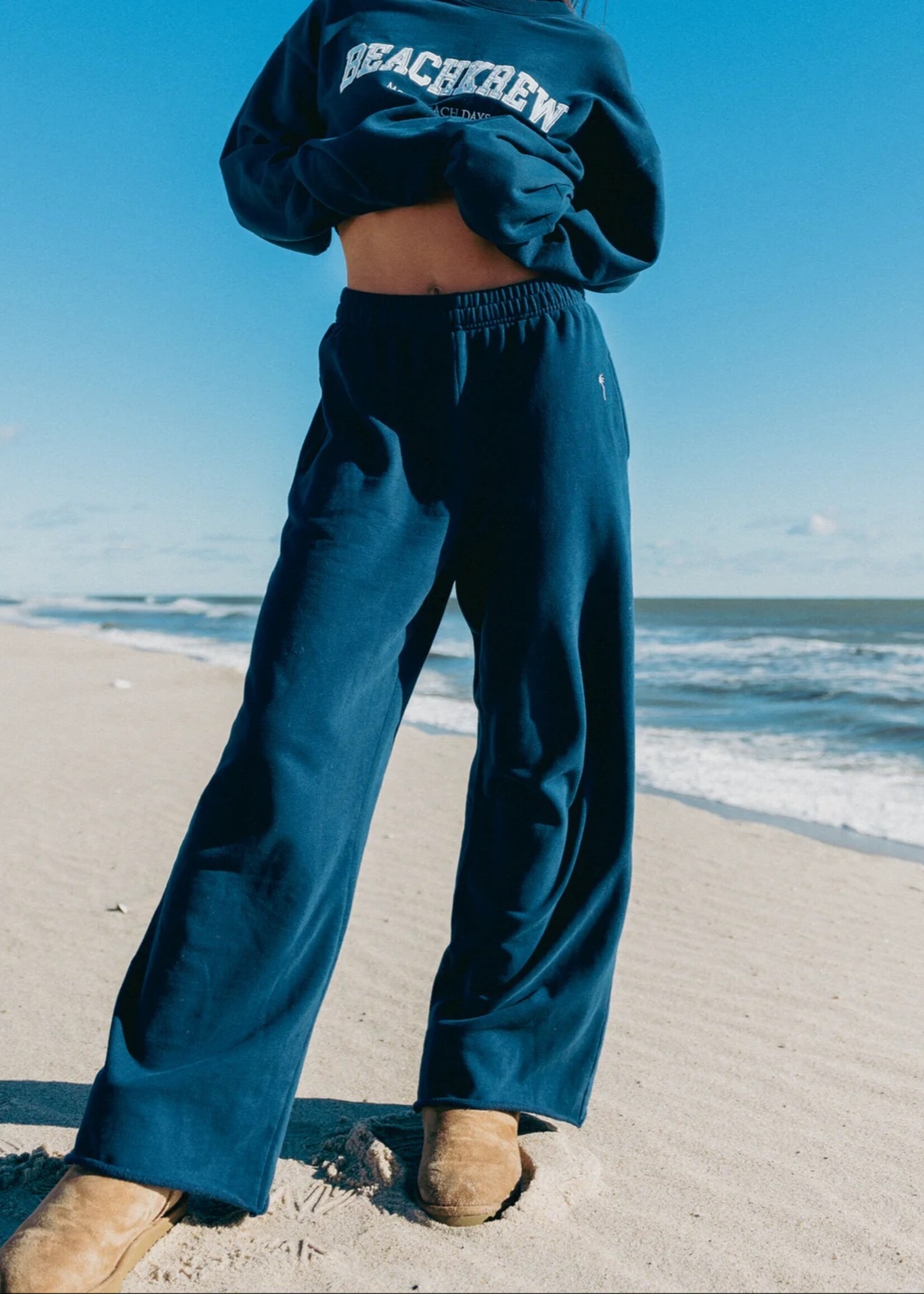 Varsity Core Wide Leg Sweat