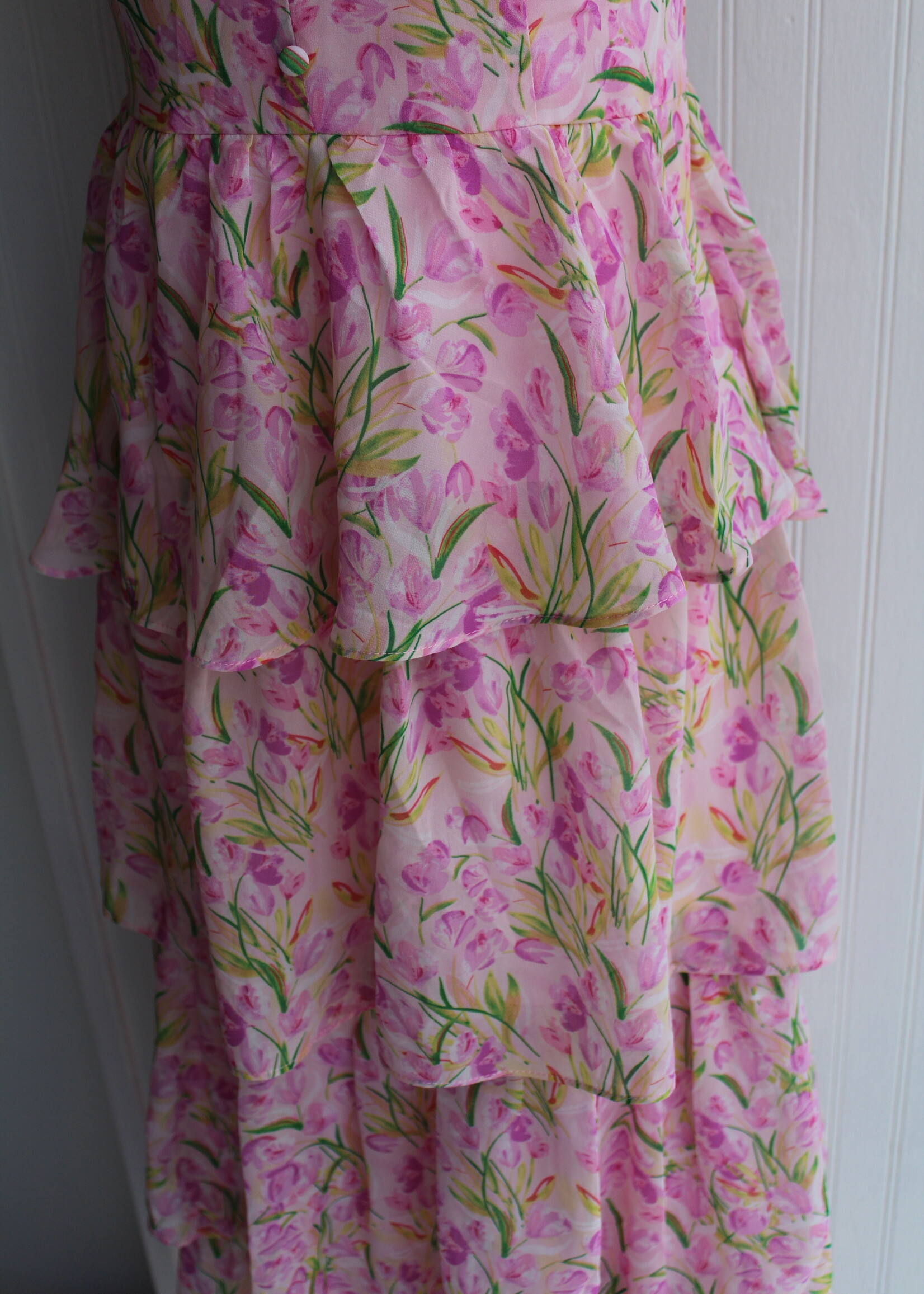 ASTR The Label Pink Mid Summer Dress