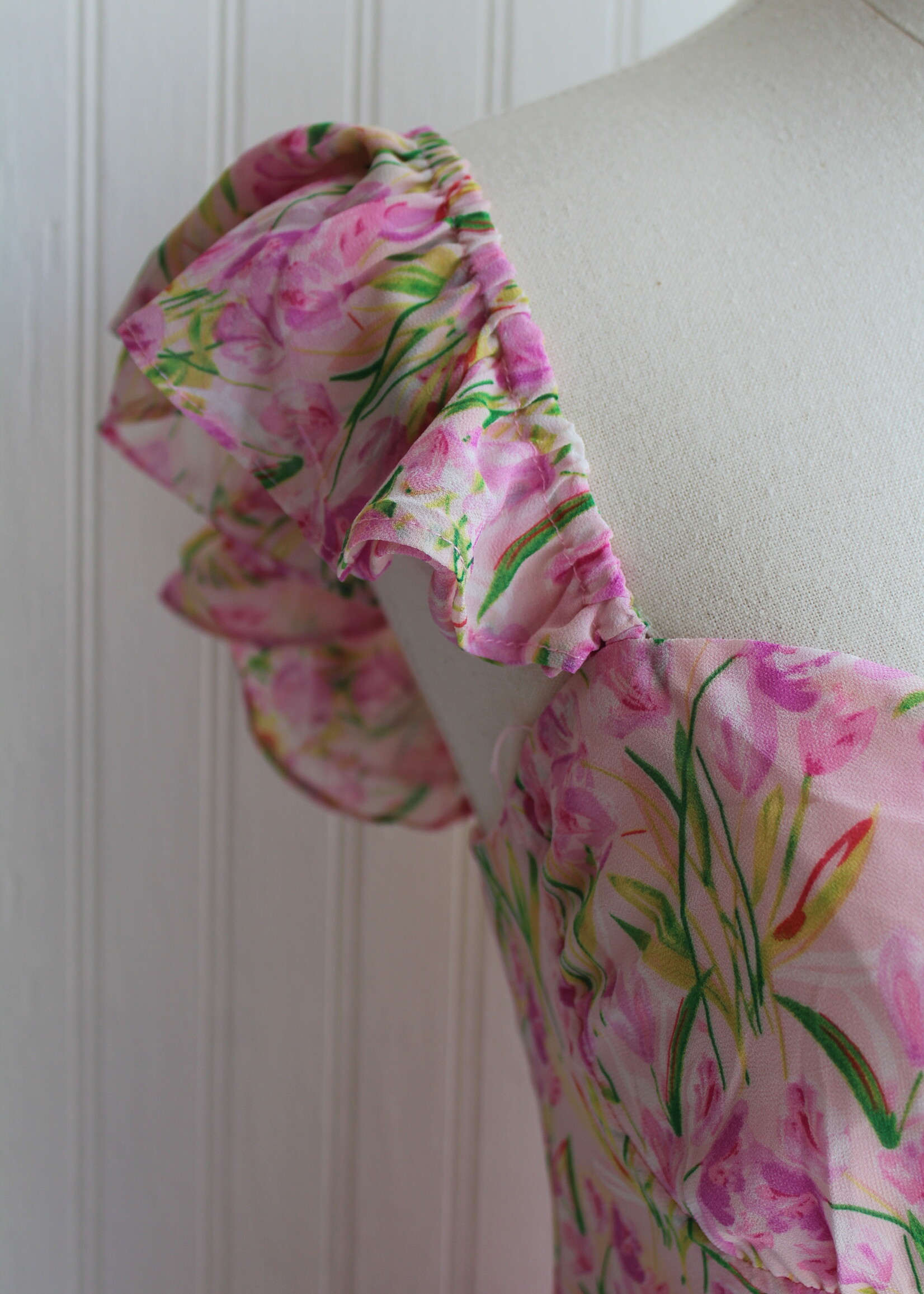 ASTR The Label Pink Mid Summer Dress