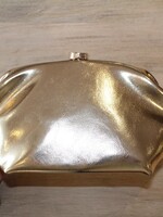 Olga Berg Gold Metallic Clutch