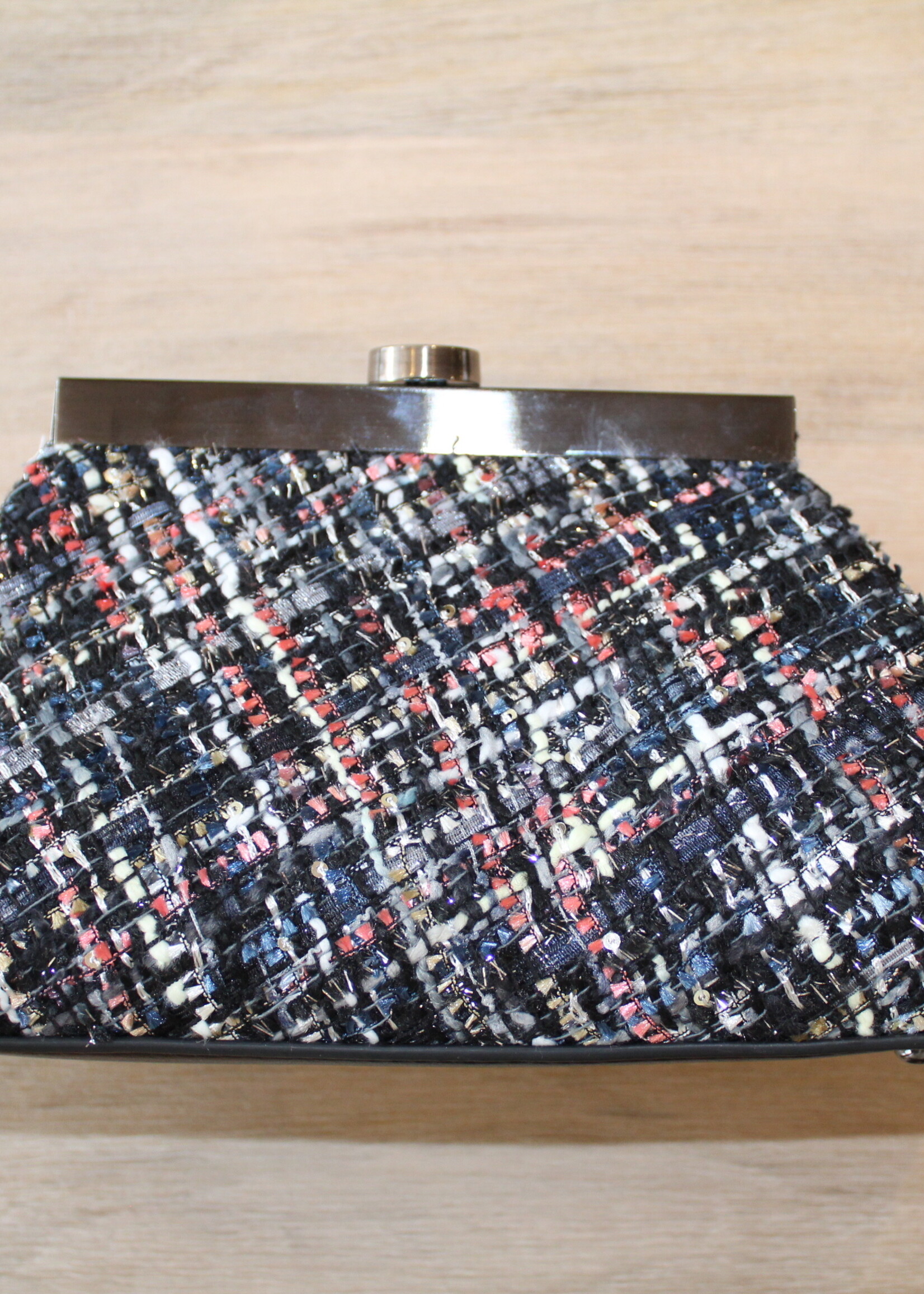 Olga Berg Mia Boucle Clutch