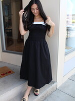 Smocked Midi Dress