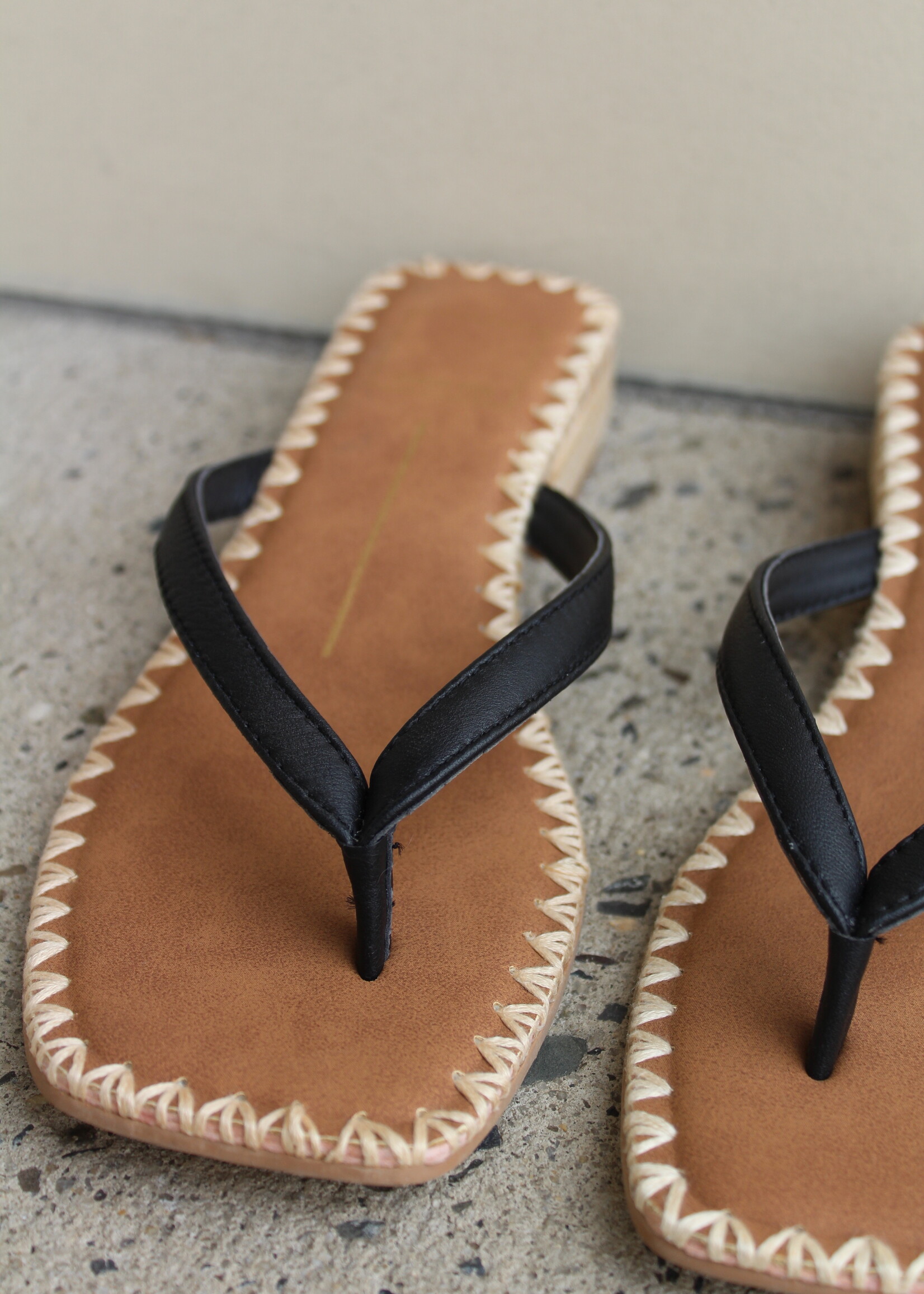 Barty Black Leather