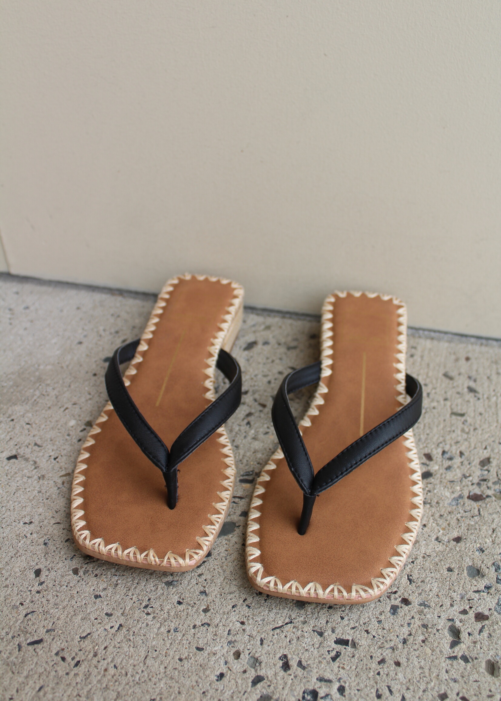 Barty Black Leather