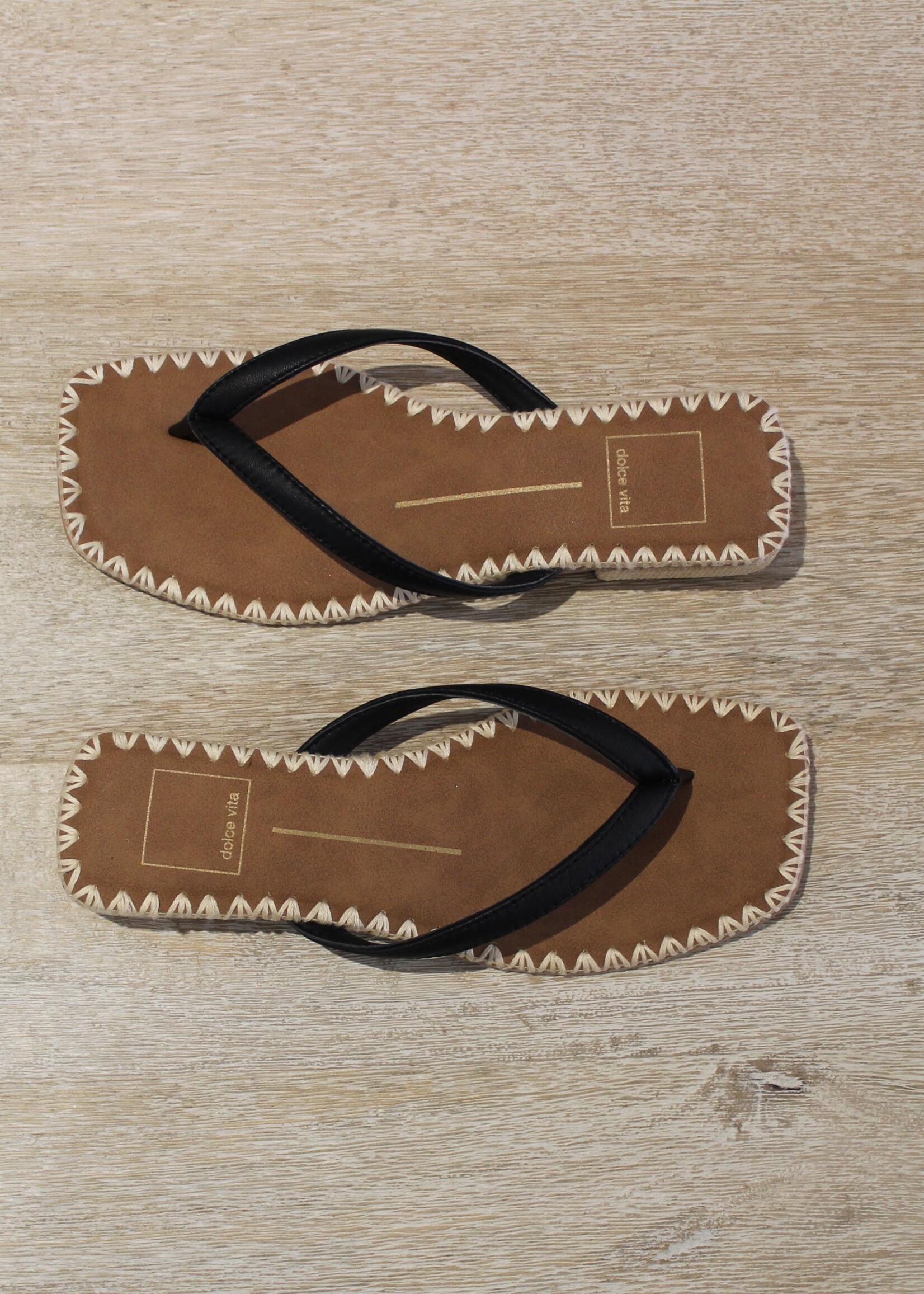 Barty Black Leather
