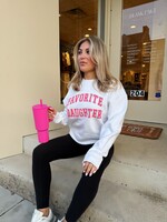 Favorite Daughter Neon Pink Favorite Daughter Crew