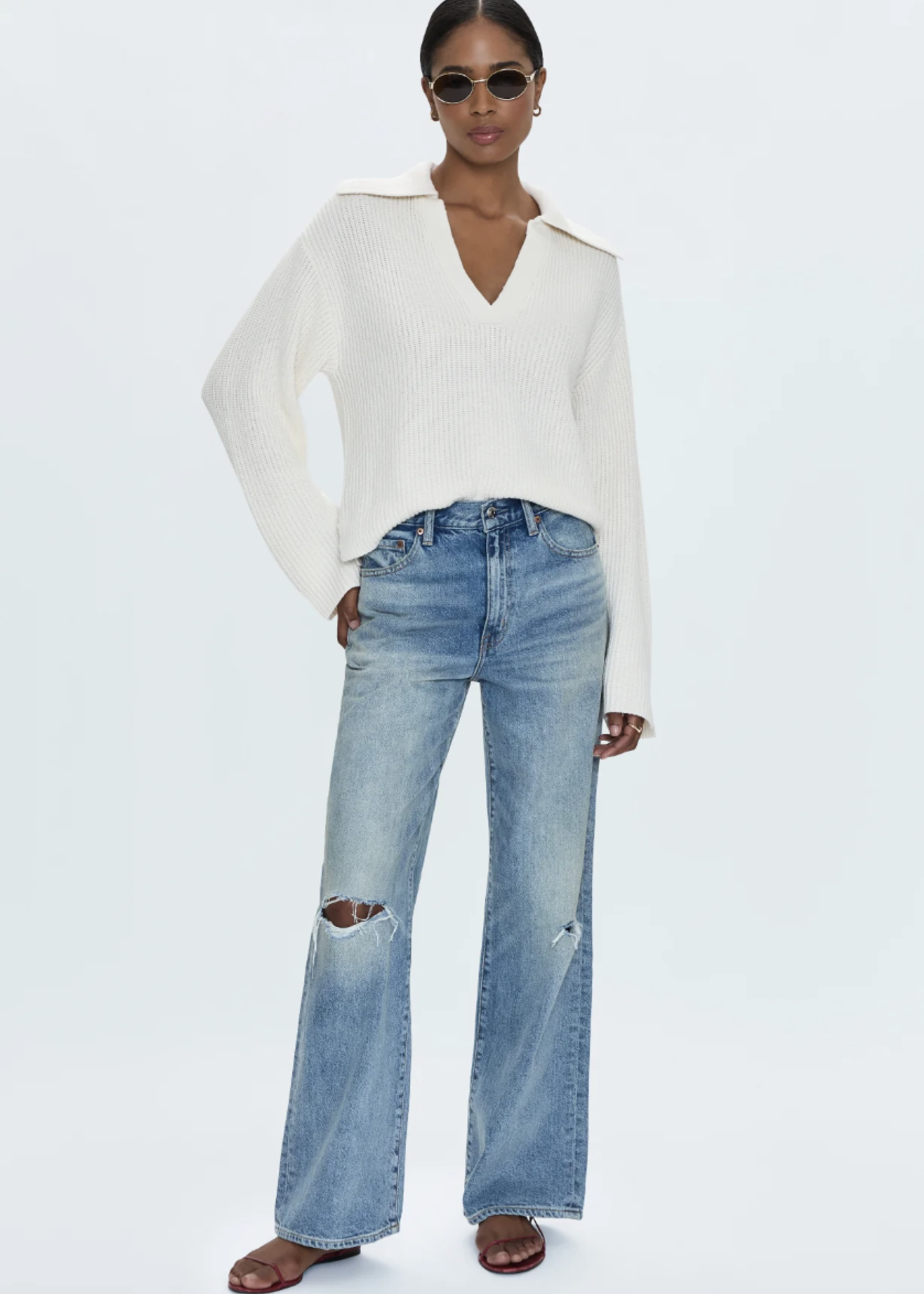 Pistola Hendrix Distressed Denim