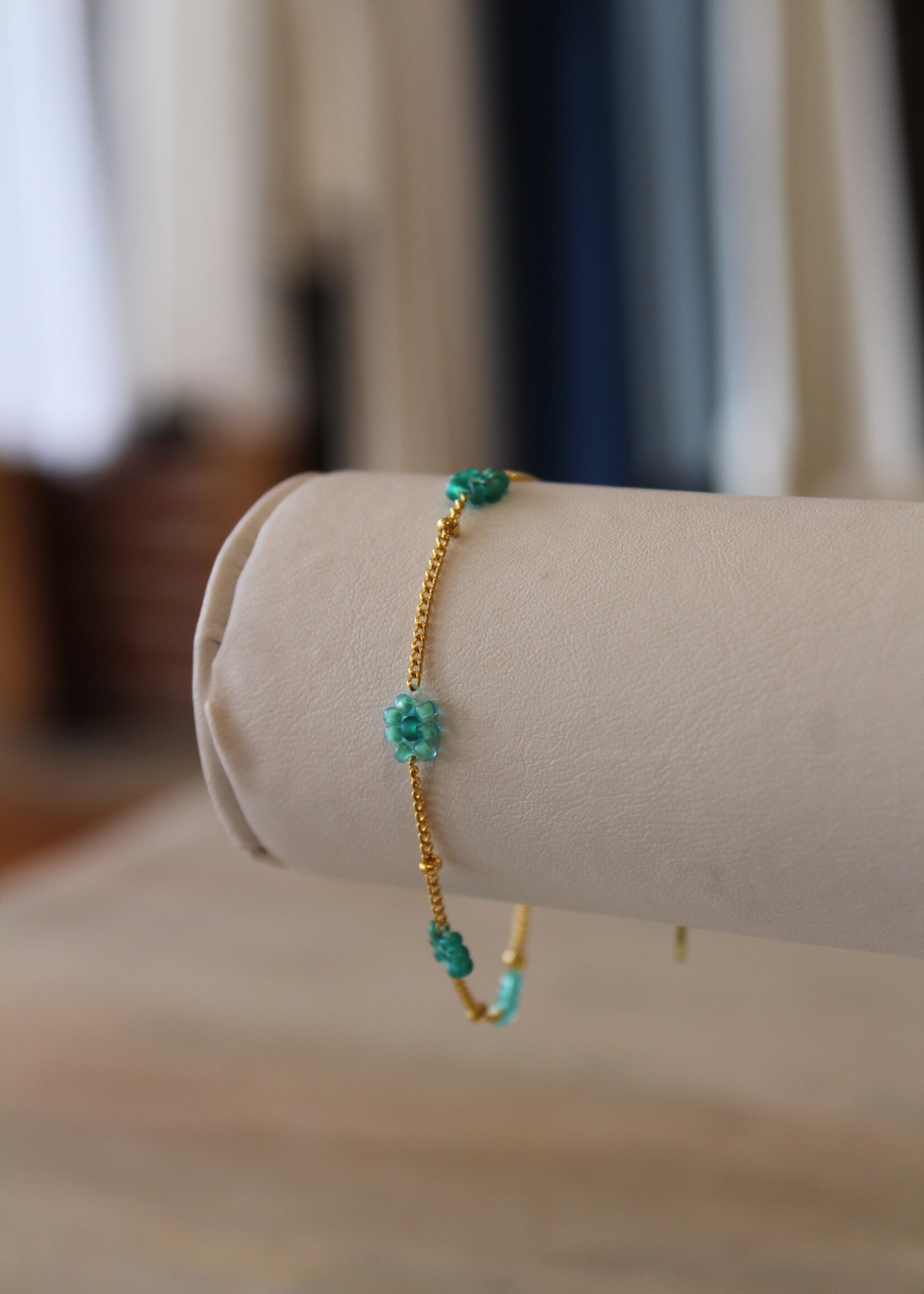 Turquoise Flower Bracelet
