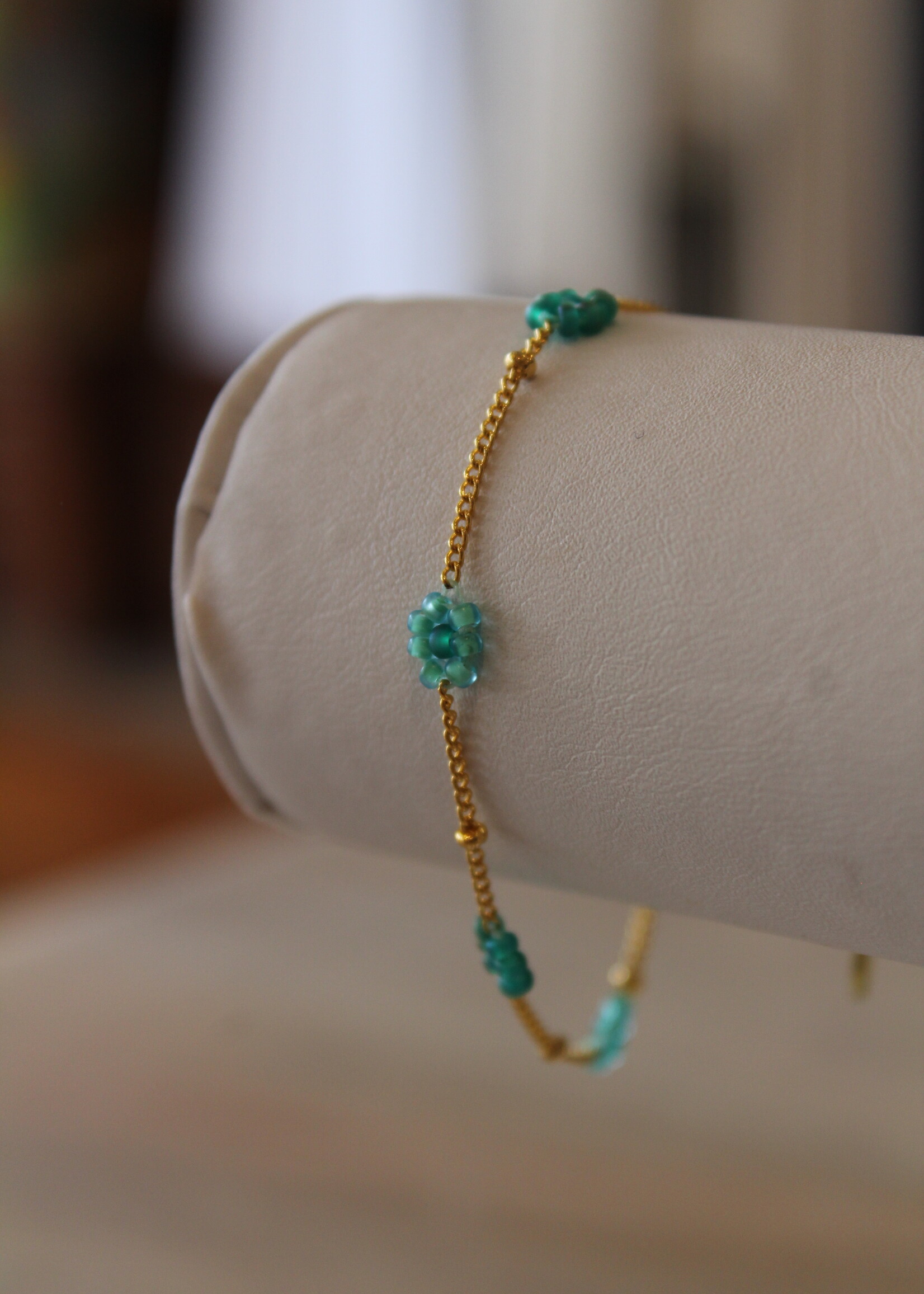 Turquoise Flower Bracelet