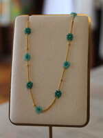 Turquoise Flower Necklace
